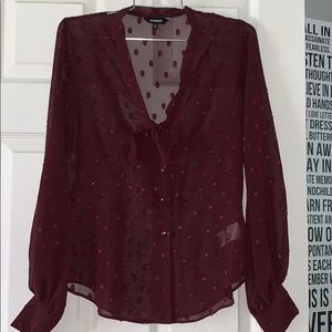 Express sheer blouse